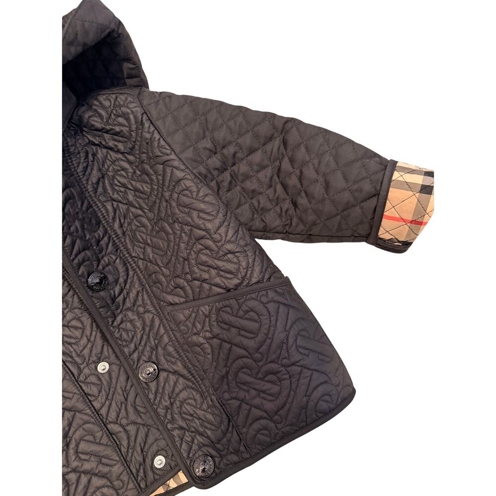 Burberry Kids' Giaden Quilted Hooded jackqet